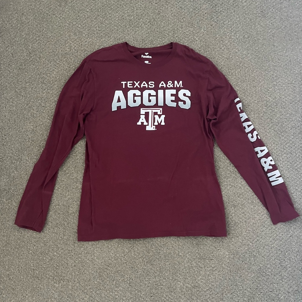 Fanatics Maroon Texas A&M Aggies Long Sleeve Tee